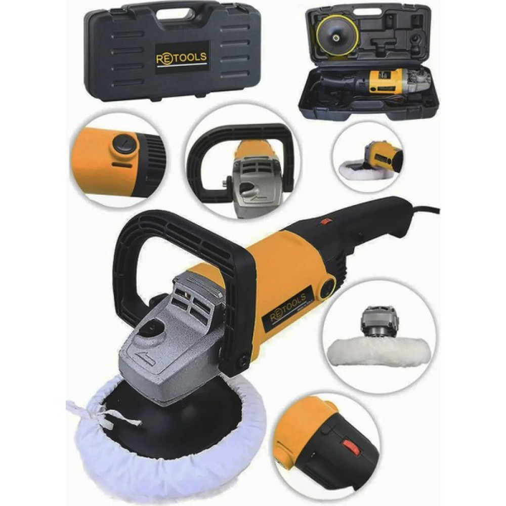 Retools 250 Watt 6 Kademe Devir Ayarlı Polisaj Makinasi (Pasta Cila , Zımpara) Cila / Polisaj Makinesi Fiyatı