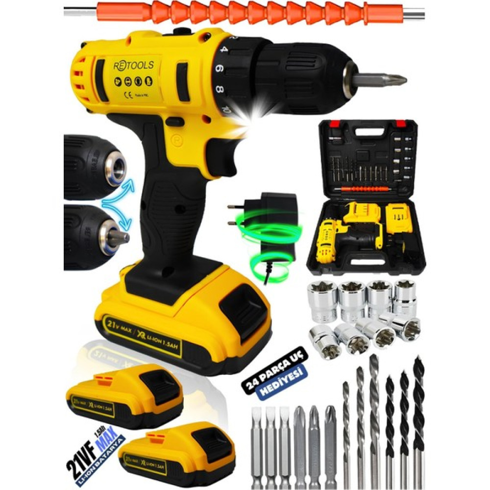 Retools Darbeli Takımlı Vidalama Sarı Oto Boyaları Fiyatı