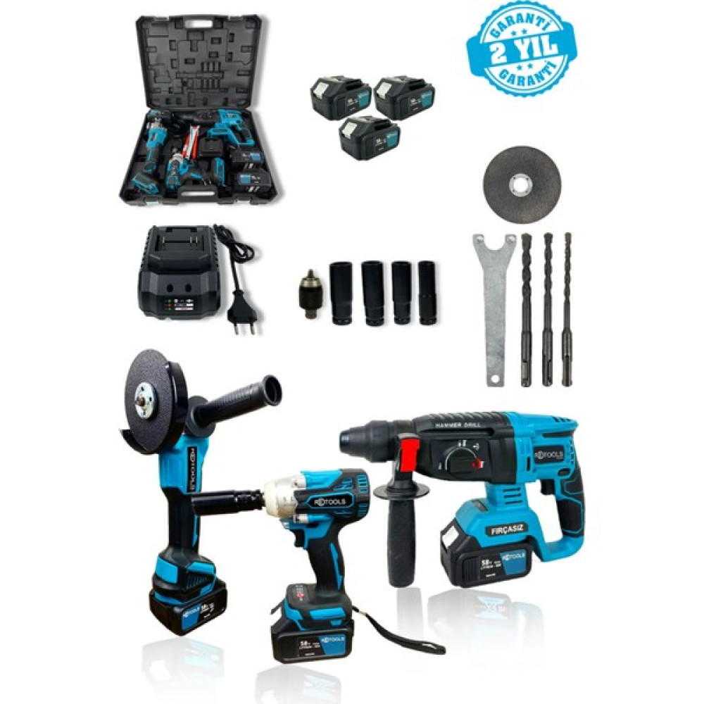 Retools Profesyonel 3'lü Set Hilti-Torklu-Spiral Matkaplar Fiyatı