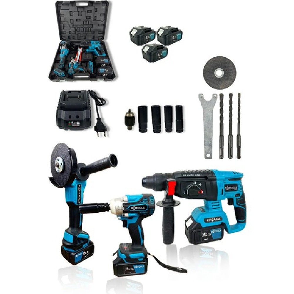 Retools Süper 3'lü Set Hilti-Torklu-Spiral Matkaplar Fiyatı