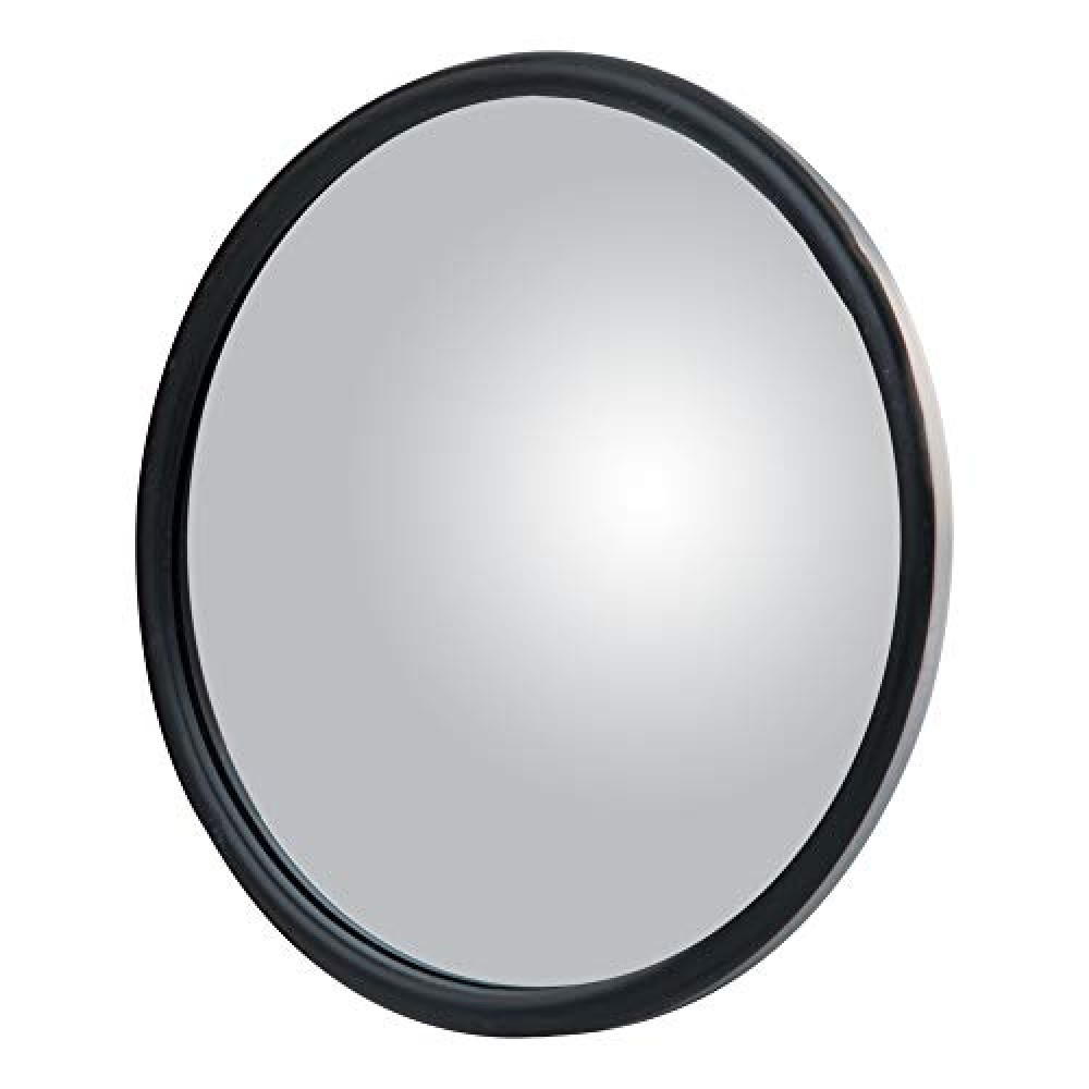 Retrac 610131 5-Inch Black Steel Center-Mount Convex Mirror Head, Universal Driver or Passenger Side