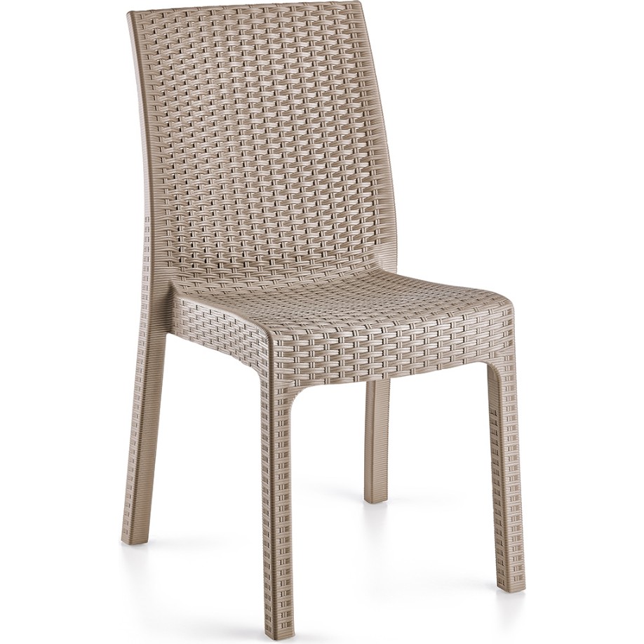 Retro Art Holiday 2'li Deluxe Kolsuz Sandalye - Cappuccino Standart Sandalye Fiyatı