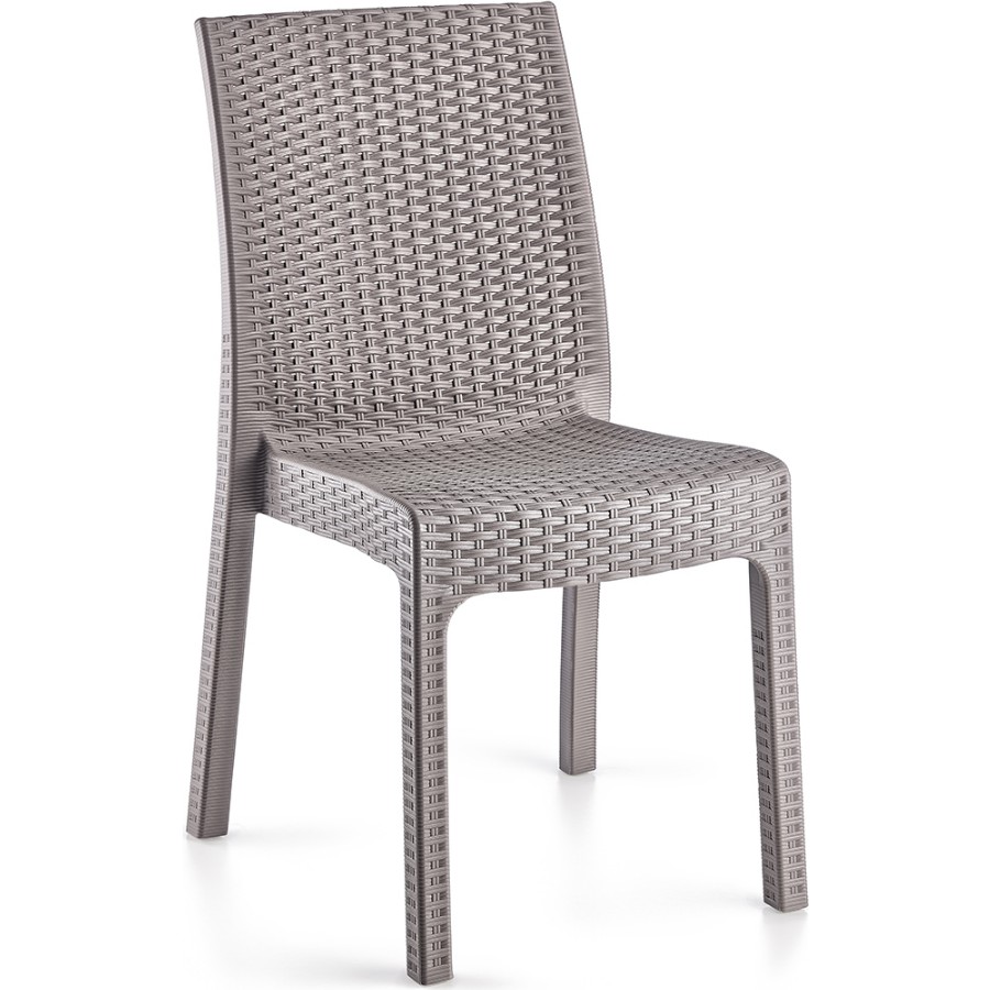 Retro Art Holiday 2'li Deluxe Kolsuz Sandalye - Gri Standart Sandalye Fiyatı