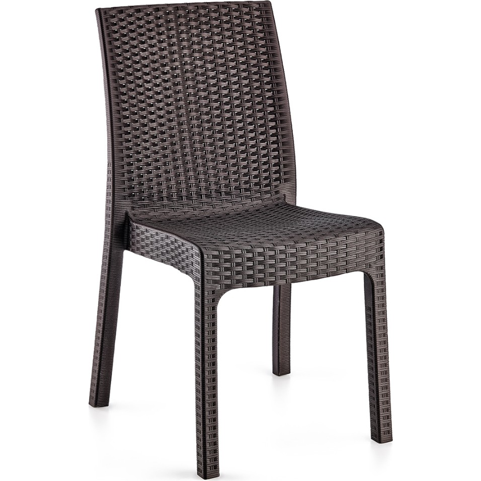 Retro Art Holiday 2'li Deluxe Kolsuz Sandalye - Kahve Standart Sandalye Fiyatı