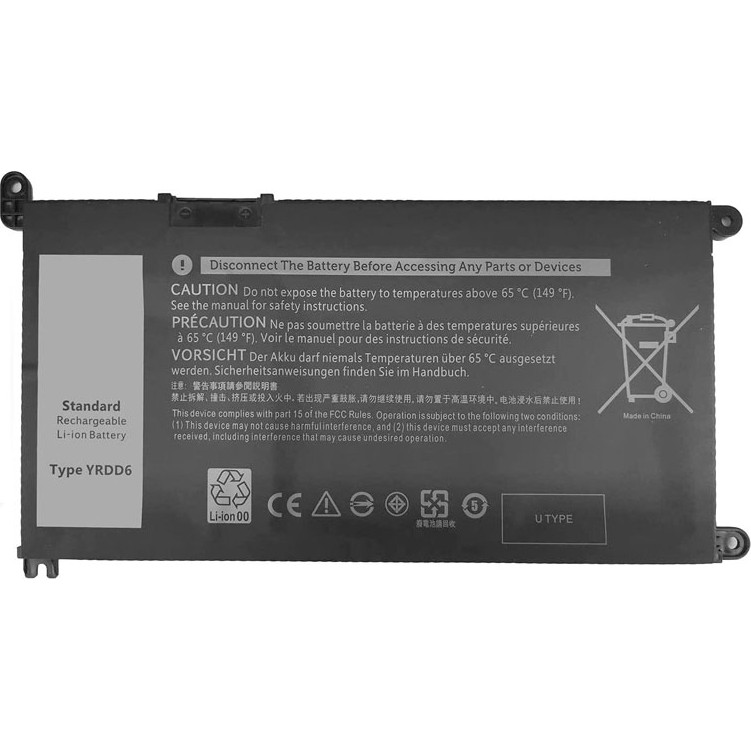 Retro Dell Yrdd6, 0yrdd6 Laptop Uyumlu Batarya Pil - 3600MAH Diğer Fiyatı