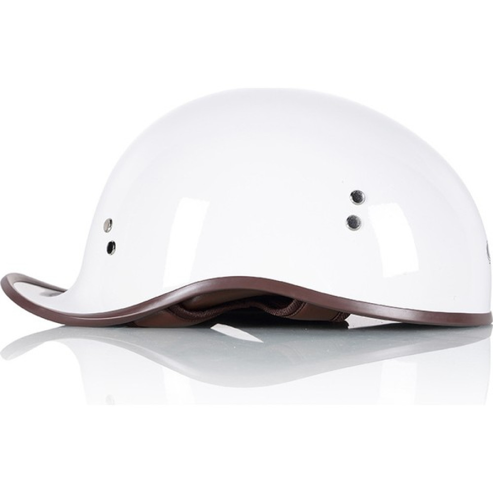 Retro Motosiklet Yarım Kask Erkek Yaz Harley Kask Elektrikli Araç Baret (Yurt Dışından) - Beyaz - 3XL Motorsiklet Kaskları Fiyatı