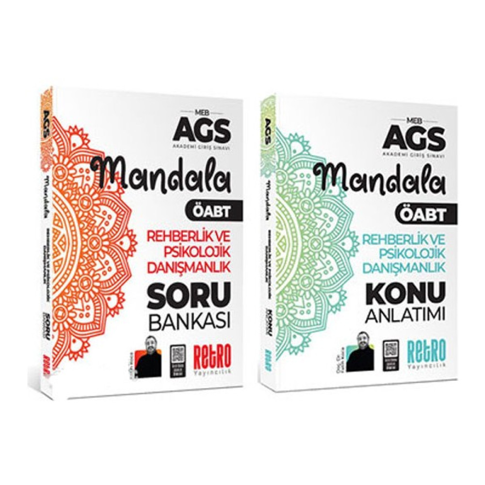 Retro Yayıncılık 2025 Meb Ags Rehberlik ve Psikolojik Danışmanlık Mandala Konu / Soru 2'li Set KPSS Fiyatı