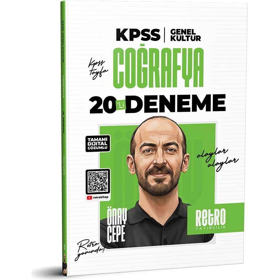 Retro Yayıncılık 2026 Kpss Gygk Retro Yayınları Coğrafya 20 Deneme Tamamı Çözümlü Önay Çepe Eğitim Setleri Fiyatı