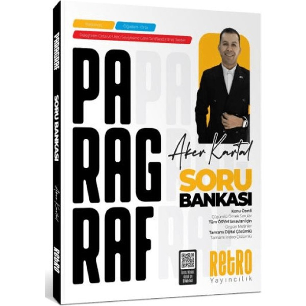 Retro Yayıncılık Aker Kartal Tüm Sınavlar İçin Paragraf Soru Bankası Eğitim Setleri Fiyatı