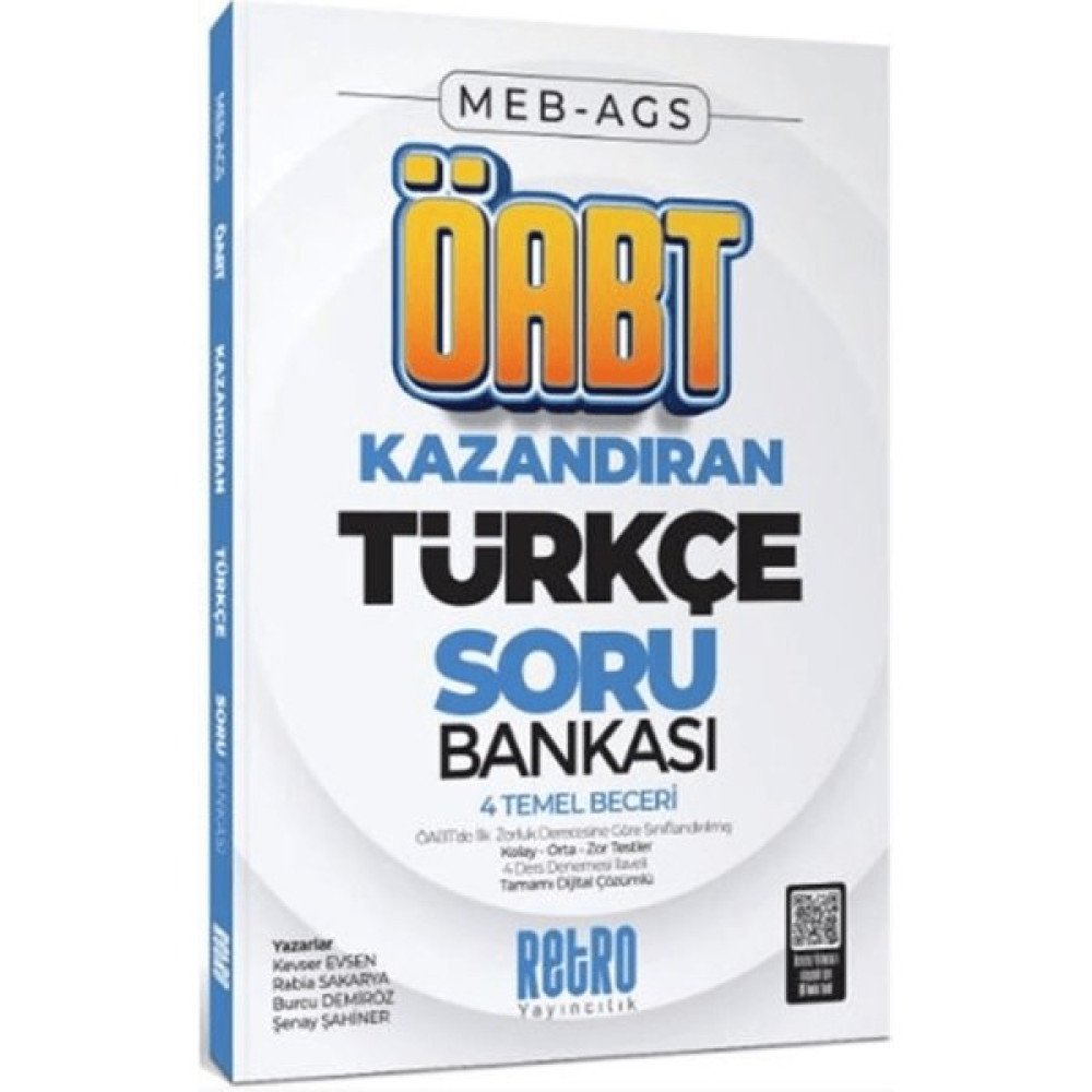 Retro Yayıncılık Meb Ags Öabt Türkçe Öğretmenliği 4 Temel Beceri Soru Bankası Eğitim Setleri Fiyatı