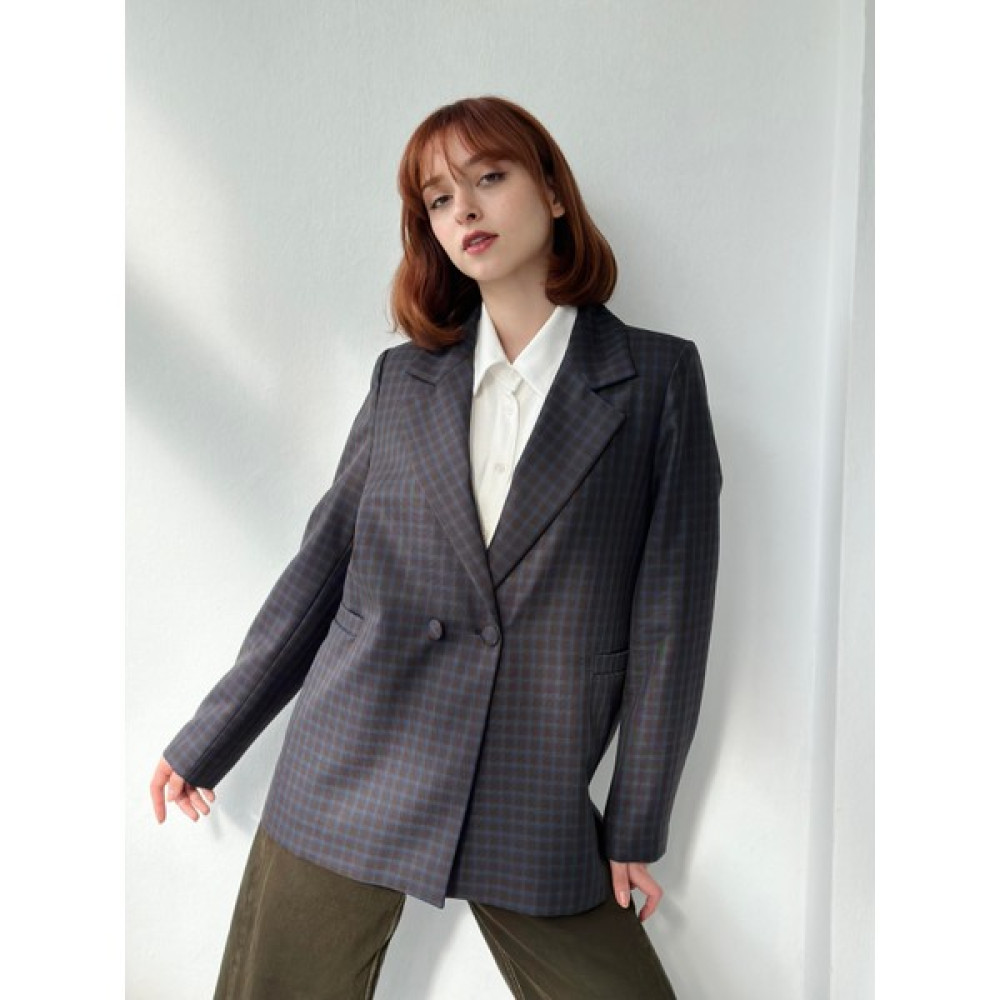 Retrobird Iki Düğmeli Regular Astarlı Blazer Ceket Kadın Kahverengi Bayan Ceket Fiyatı