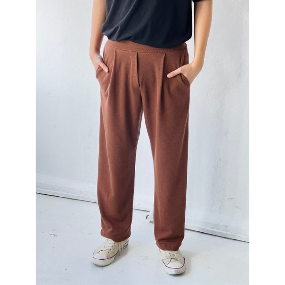 Retrobird Relax Chino Bol Paça Pantolon Erkek Kahverengi Erkek Pantolon Fiyatı