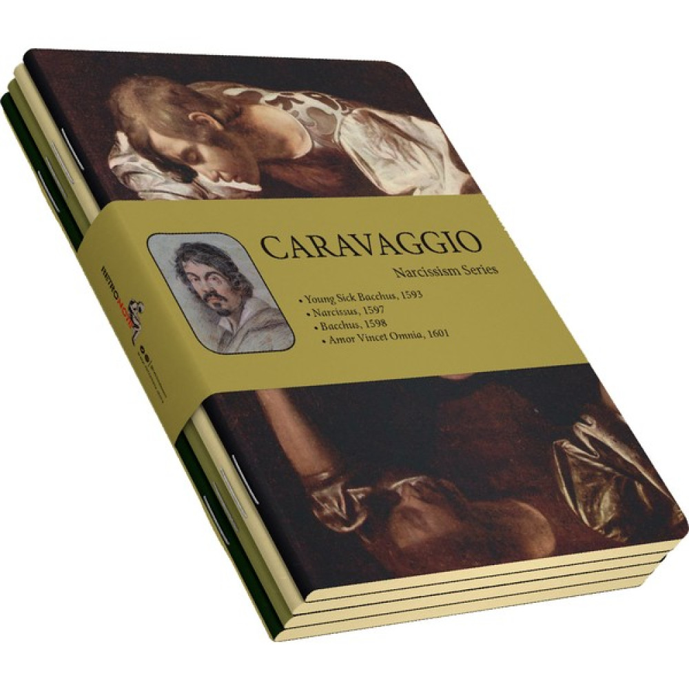 Retronote Caravaggio 4'lü Defter Seti 1 Narcissism Series Çizgisiz 64 Sayfa 14X21CM Not Defteri & Bloknot Fiyatı