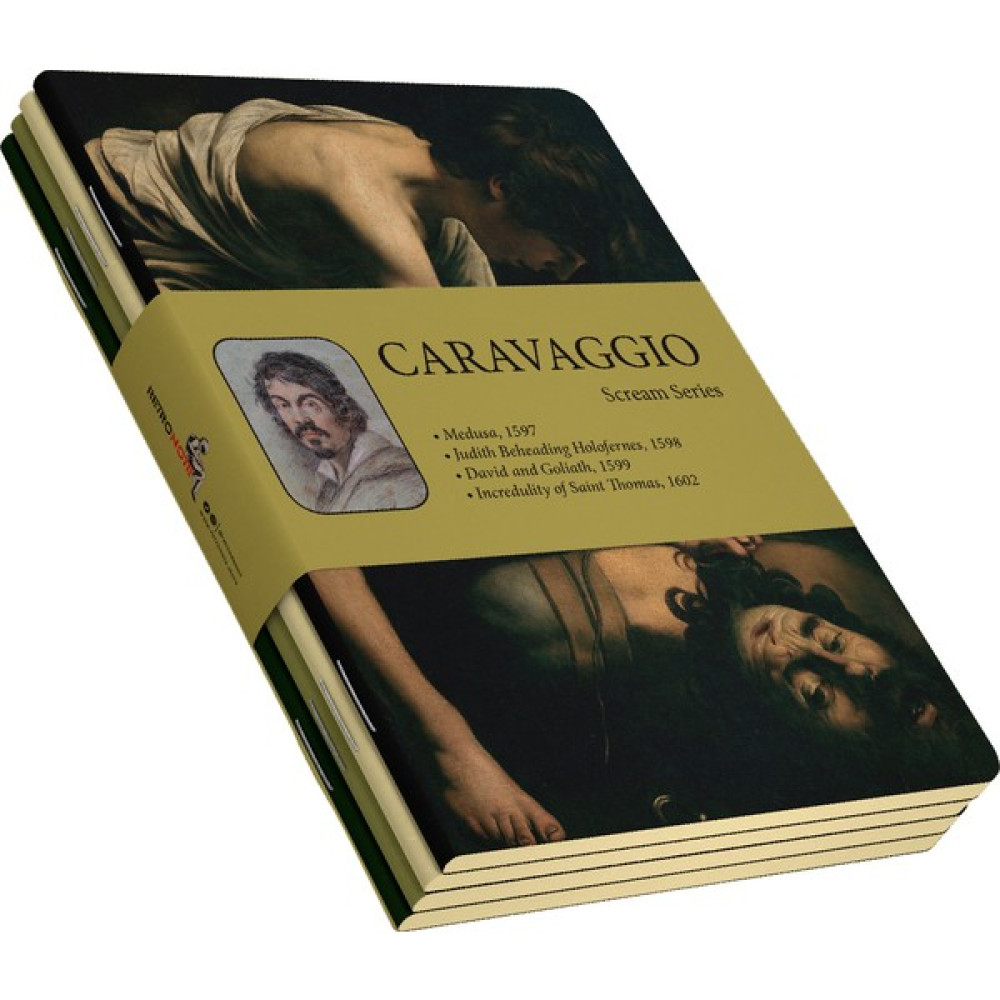 Retronote Caravaggio 4'lü Defter Seti 2 Scream Series Çizgisiz 48 Sayfa 10,5X14CM Not Defteri & Bloknot Fiyatı