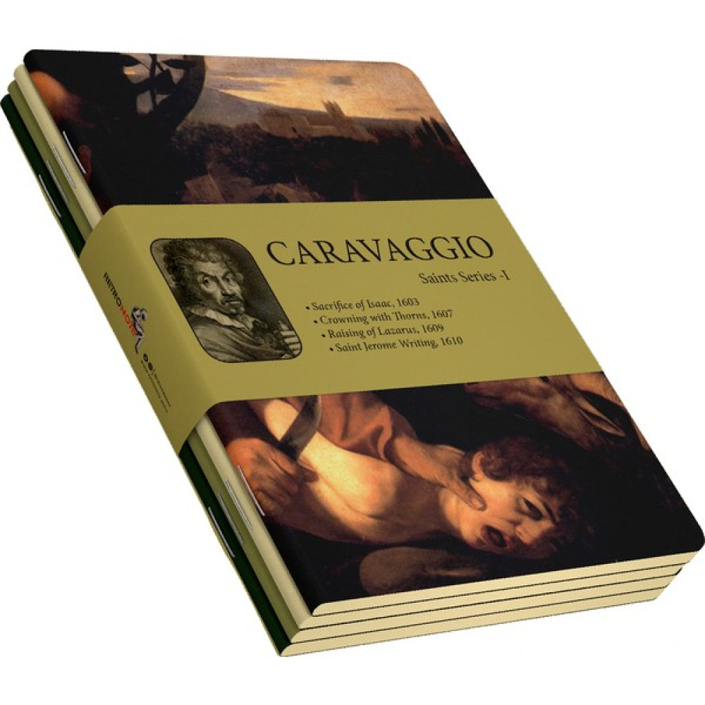 Retronote Caravaggio 4'lü Defter Seti 3 Saints Series I Çizgisiz 48 Sayfa 10,5X14CM Not Defteri & Bloknot Fiyatı