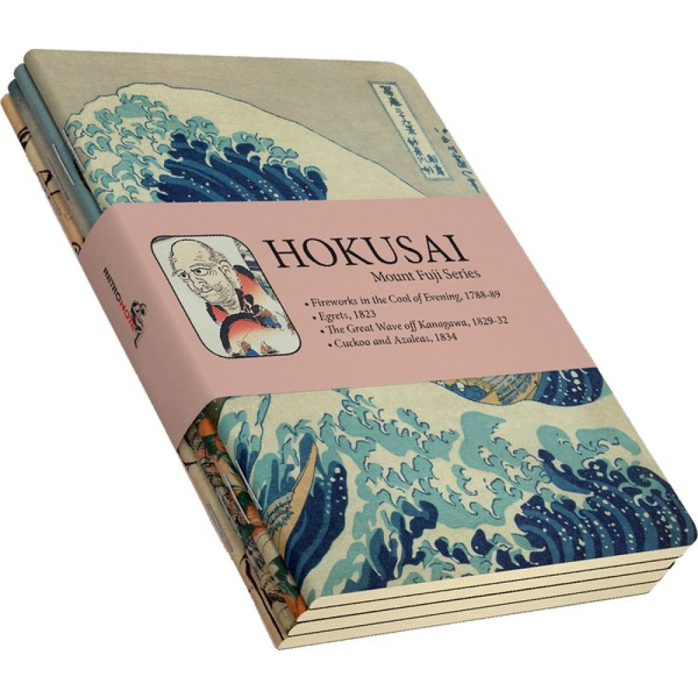 Retronote Hokusai 4'lü Defter Seti 1 Mount Fuji Series I Çizgisiz 48 Sayfa 10,5X14CM Not Defteri & Bloknot Fiyatı