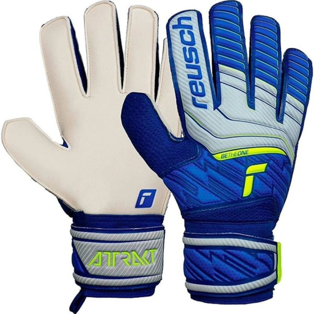 Reusch Attrakt Solid Kemiksiz Kaleci Eldiveni Mavi/gri 9,5 - Mavi/gri Futbol Malzemeleri Fiyatı