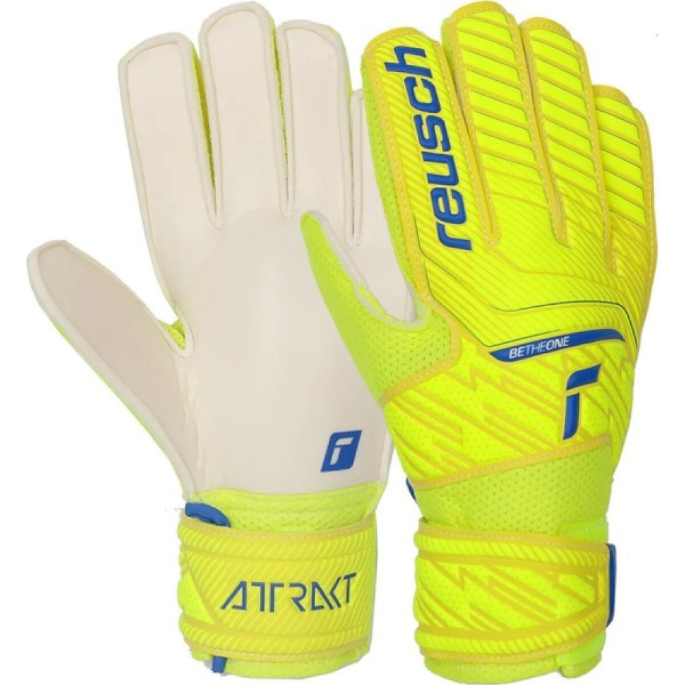 Reusch Attrakt Solid Kemiksiz Kaleci Eldiveni-Sarı 9 - Sarı Futbol Malzemeleri Fiyatı