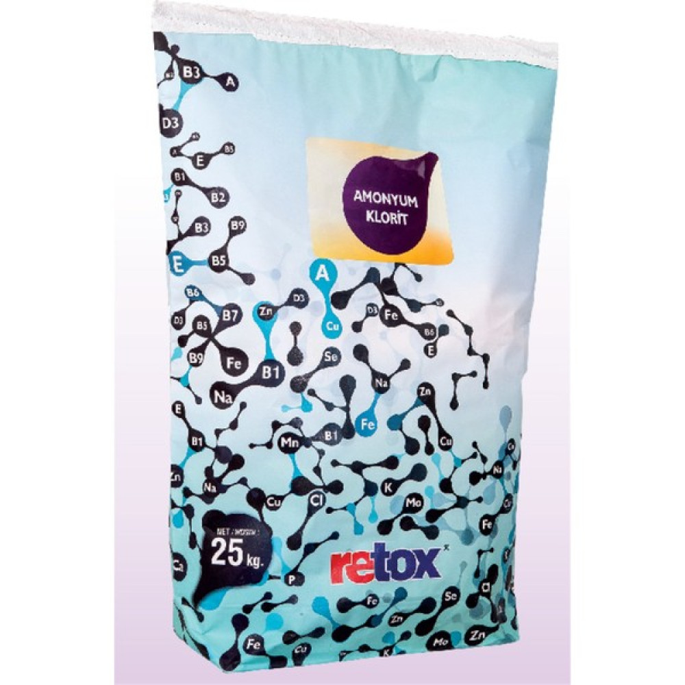 Reva Retox Amonyum Klorit Hayvan Yem Katkı-Premix Evcil Hayvan Ürünleri Fiyatı