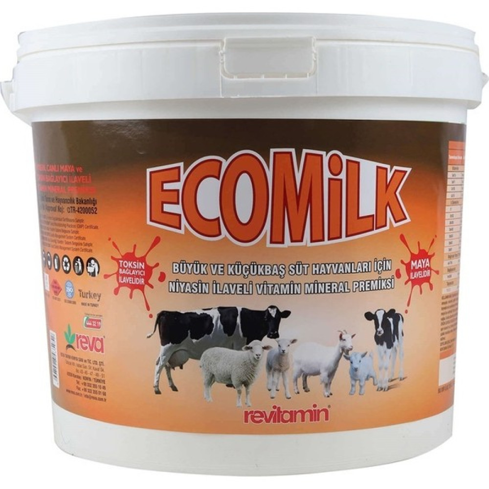 Reva Revitamin Eco Milk Büyük ve Küçükbaş Hayvan Vitamin Mineral Premiks - Yok Oto Boyaları Fiyatı