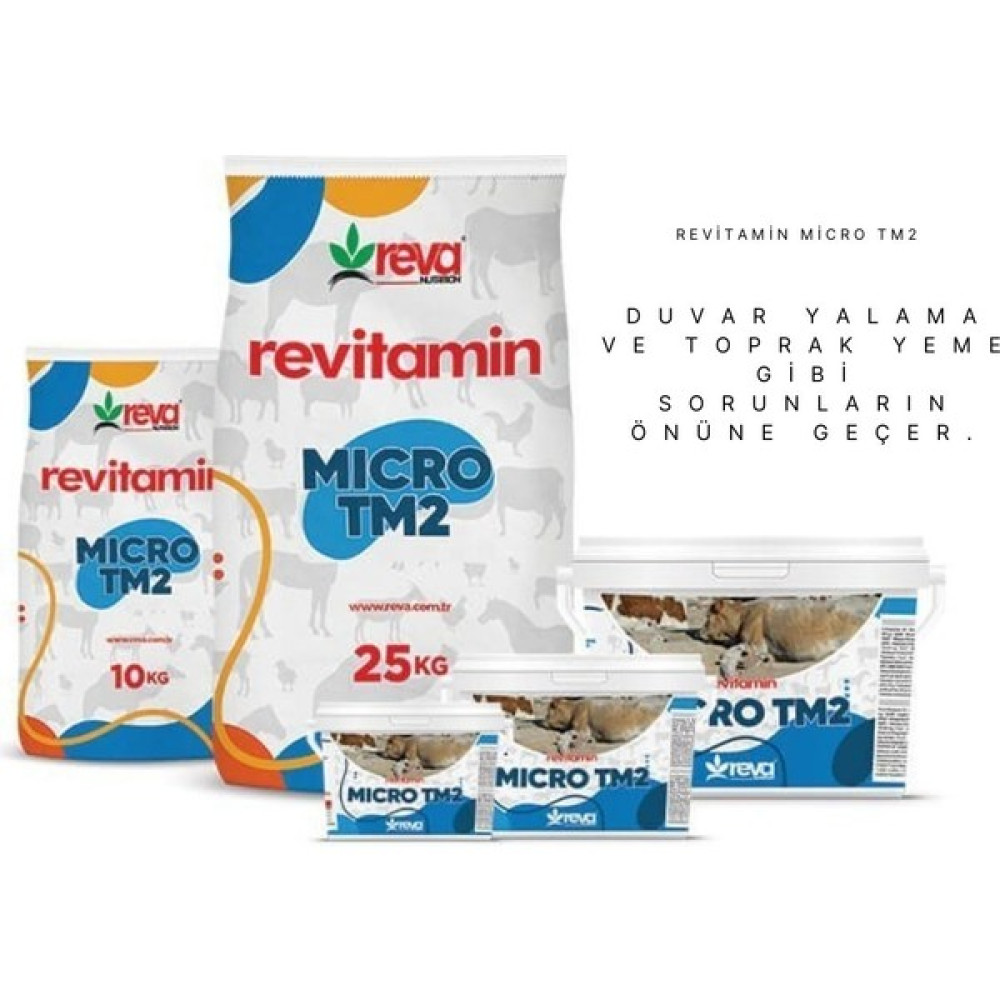 Reva Revitamin Micro-Tm2 Mineral Içerikli Yem Katkı Maddesi 10 kg Kova Oto Boyaları Fiyatı