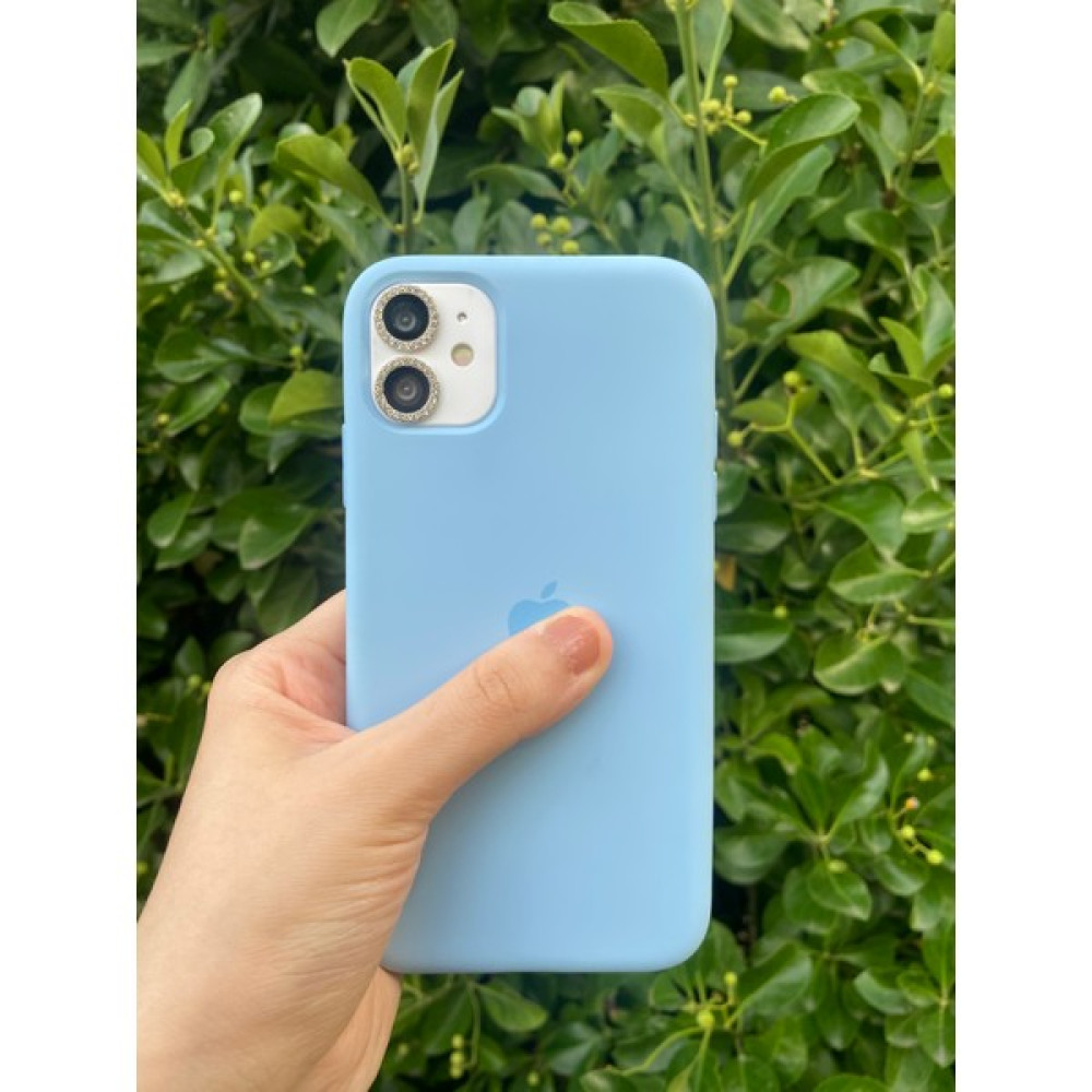 Revasser iPhone 11 ile Uyumlu Kadife Iç Dokulu Lansman Telefon Kılıfı - Bebe Mavi Cep Telefonu Kılıfı Fiyatı