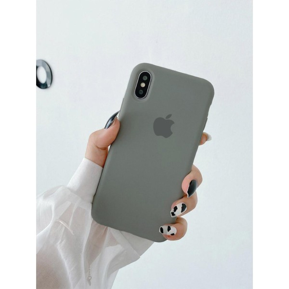 Revasser iPhone X ve Xs ile Uyumlu Premium Kalite Kadife Iç Dokulu Lansman Telefon Kılıfı - Koyu Gri Cep Telefonu Kılıfı Fiyatı