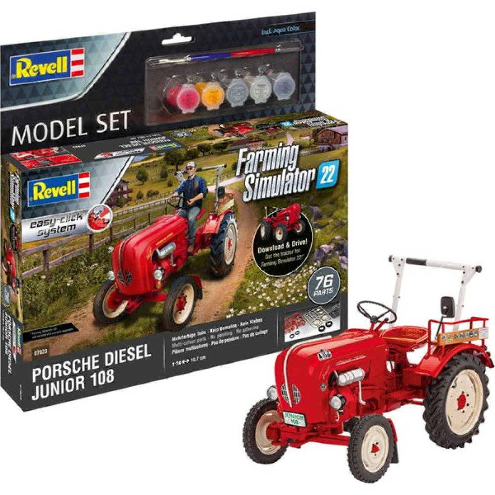 Revell Maket Model Set Junior 108 - Farming Simulator Edition 67823 - Renkli Maket Fiyatı