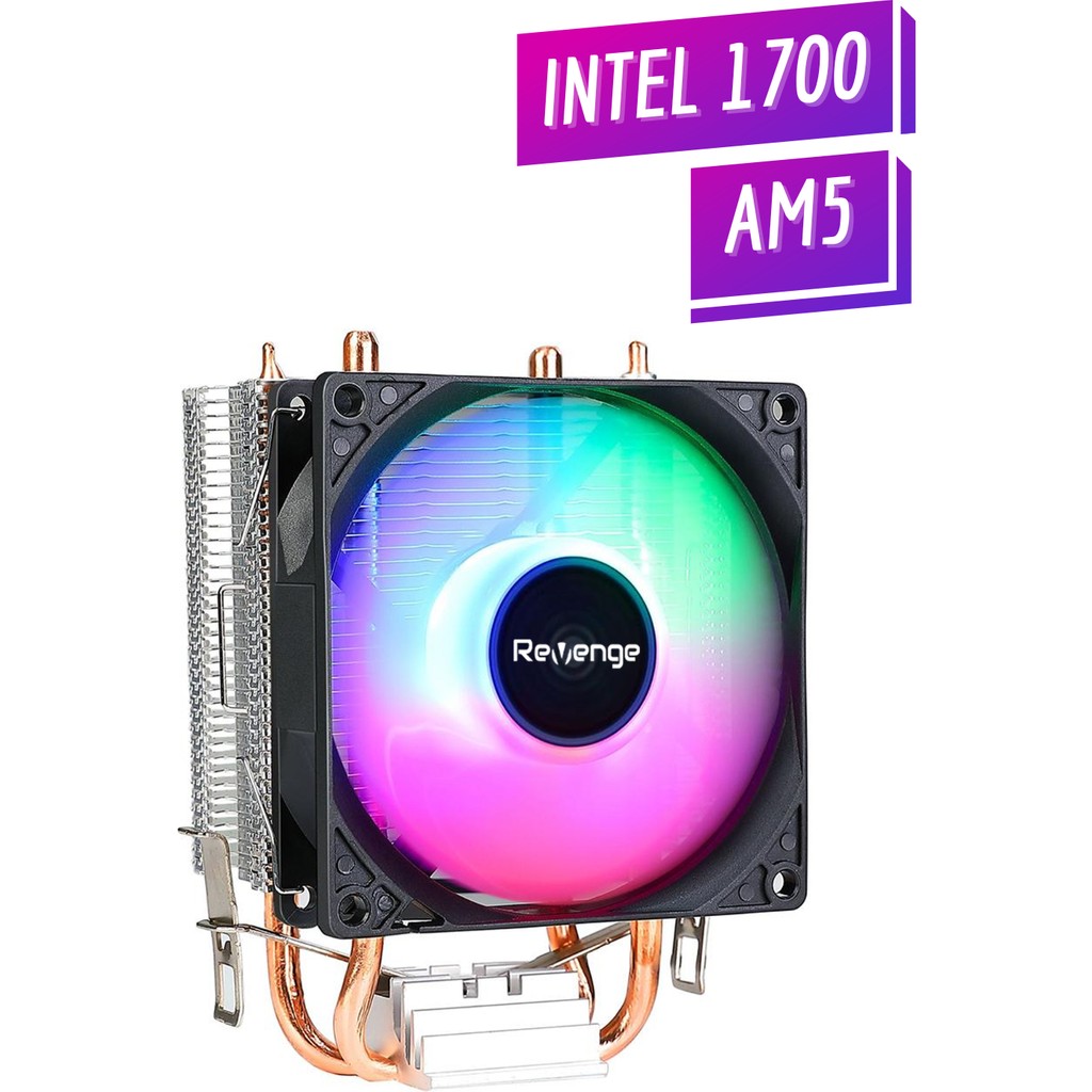 Revenge Cold Frost 601 Rgb Fanlı Intel Amd Uyumlu Bakır Borulu Cpu Soğutucu Işlemci Fanı İşlemci Fiyatı