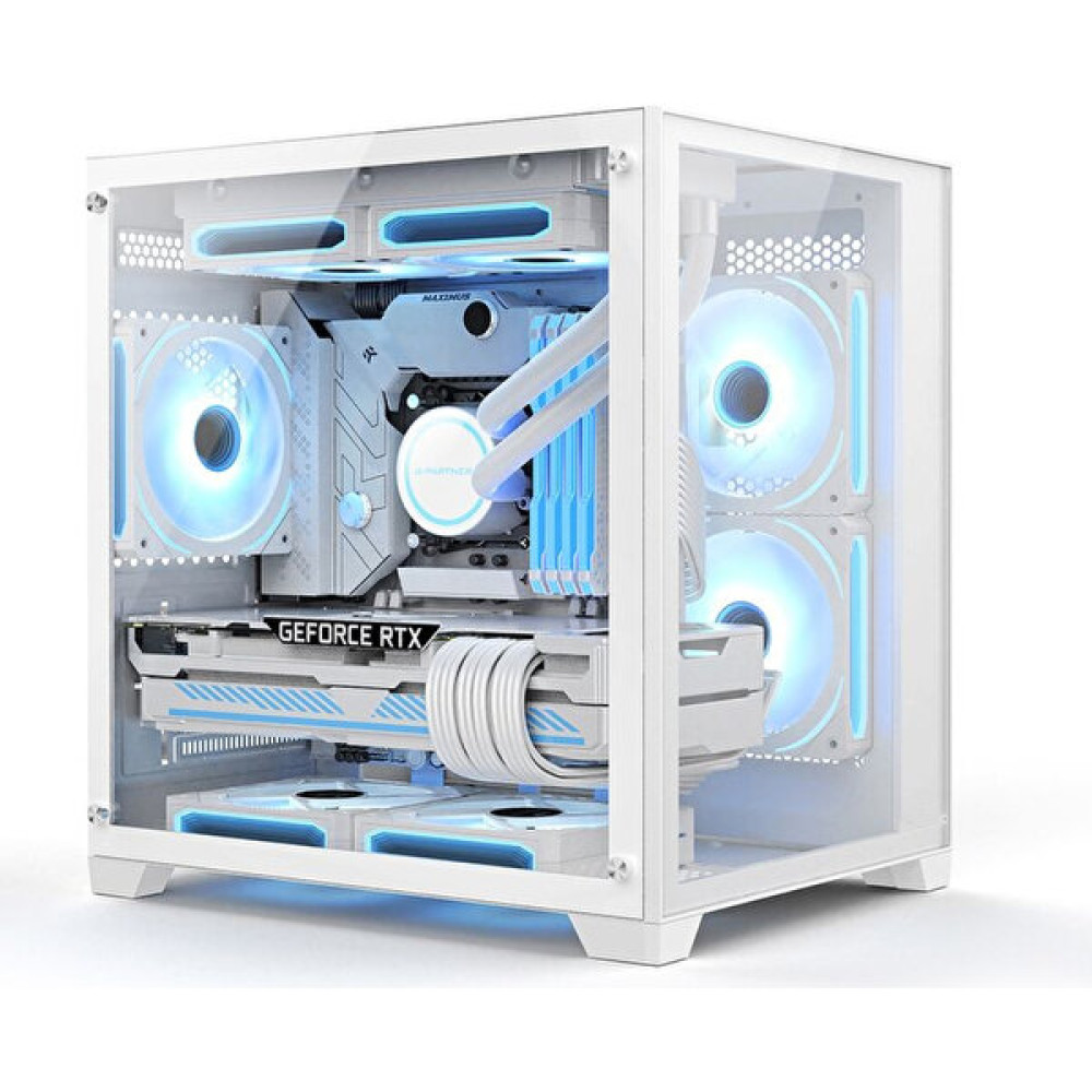 Revenge Nova 3 Rgb Fanlı Temperli Cam Panel Boş M-Atx Gaming Oyuncu Bilgisayar Kasası - Beyaz PC Kasaları Fiyatı