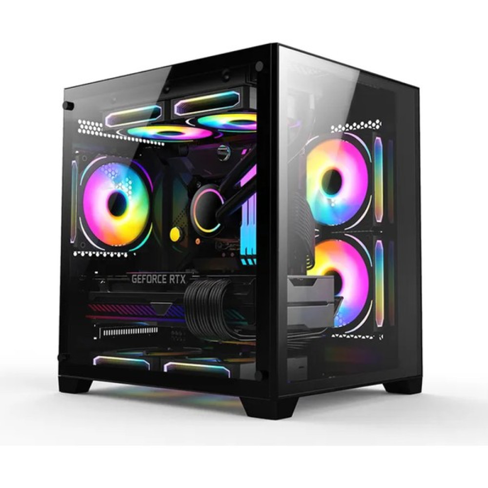 Revenge Nova 3 Rgb Fanlı Temperli Cam Panel Boş M-Atx Gaming Oyuncu Bilgisayar Kasası - Siyah PC Kasaları Fiyatı