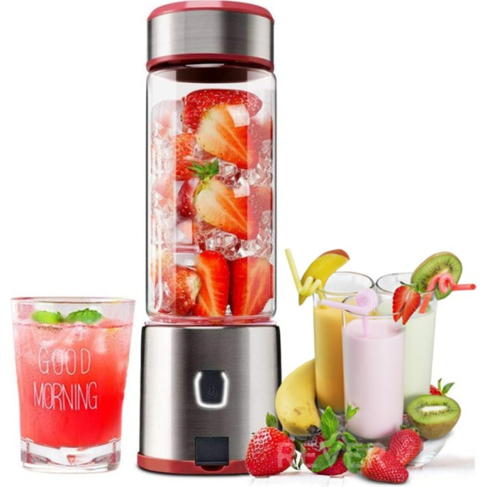Rever 450ML Şarjlı Kişisel Blender Taşınabilir Smoothies Shake'n Cook & Eat - Bordo Blenderler Fiyatı