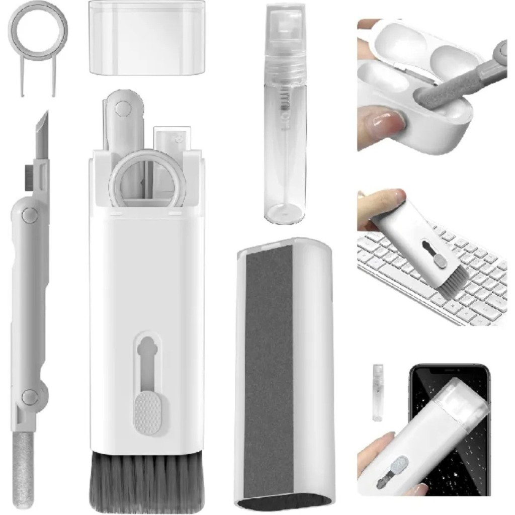 Rever 7in1 Çok Amaçlı Temizlik Kiti Telefon, Ekran, Laptop, Klavye, Telefon, Kulaklık Airpods Temizleyici - Beyaz Klavye - Mouse Fiyatı