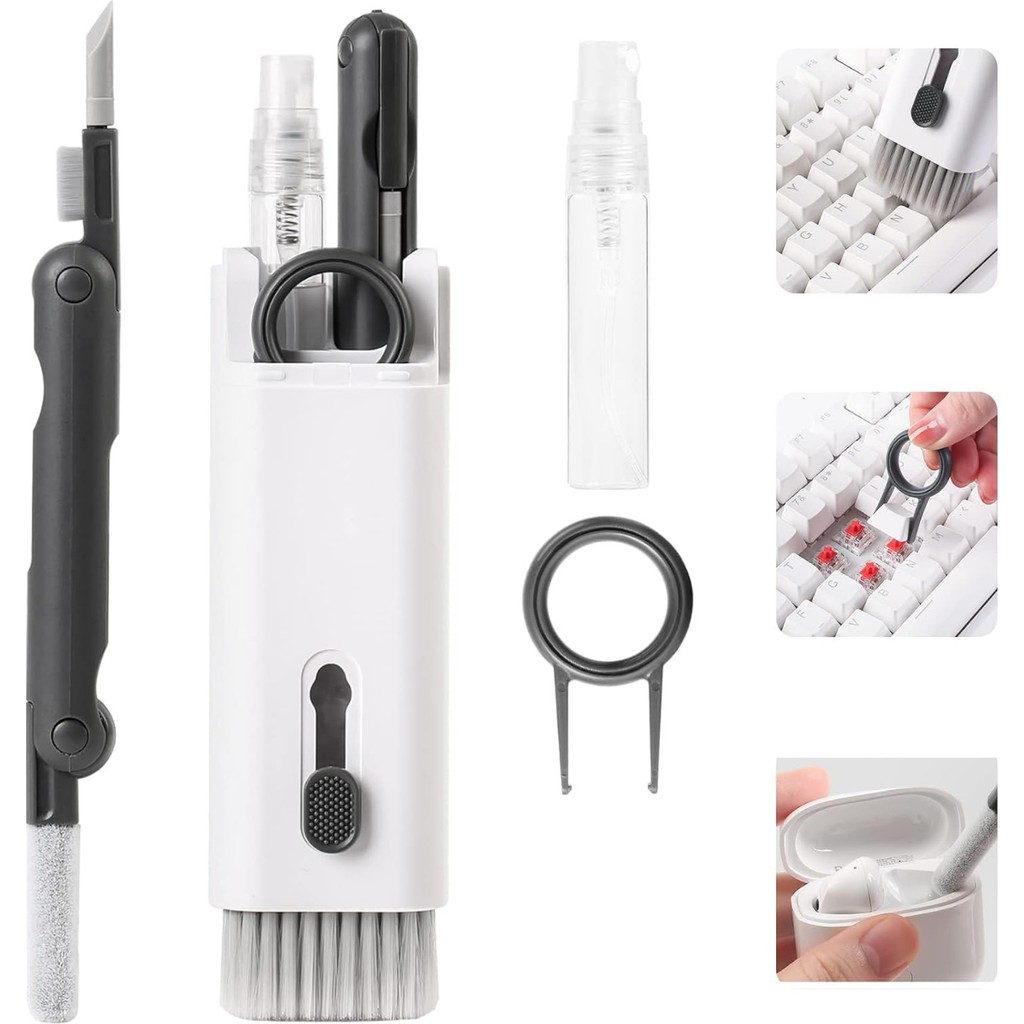 Rever 7in1 Çok Amaçlı Temizlik Kiti Telefon, Ekran, Laptop, Klavye, Telefon, Kulaklık Airpods Temizleyici - Siyah Klavye - Mouse Fiyatı