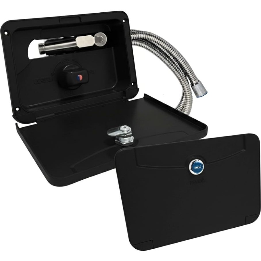 Revex Karavan sıcak soğuk Duş YERLİ ÜRETİM Paslanmaz Metal Hortum Paslanmaz Inox Duş Başlığı Kilitli Siyah Sıcak/soğuk Diğer Fiyatı