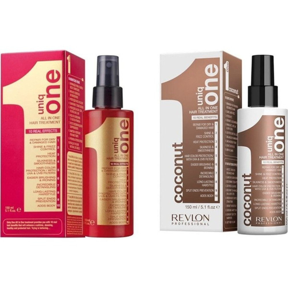 Revlon Uniq One All In One Coconut Saç Bakım Spreyi 150 Ml+Durulanmayan Bakım Spreyi 150 ml - 1 Oto Boyaları Fiyatı