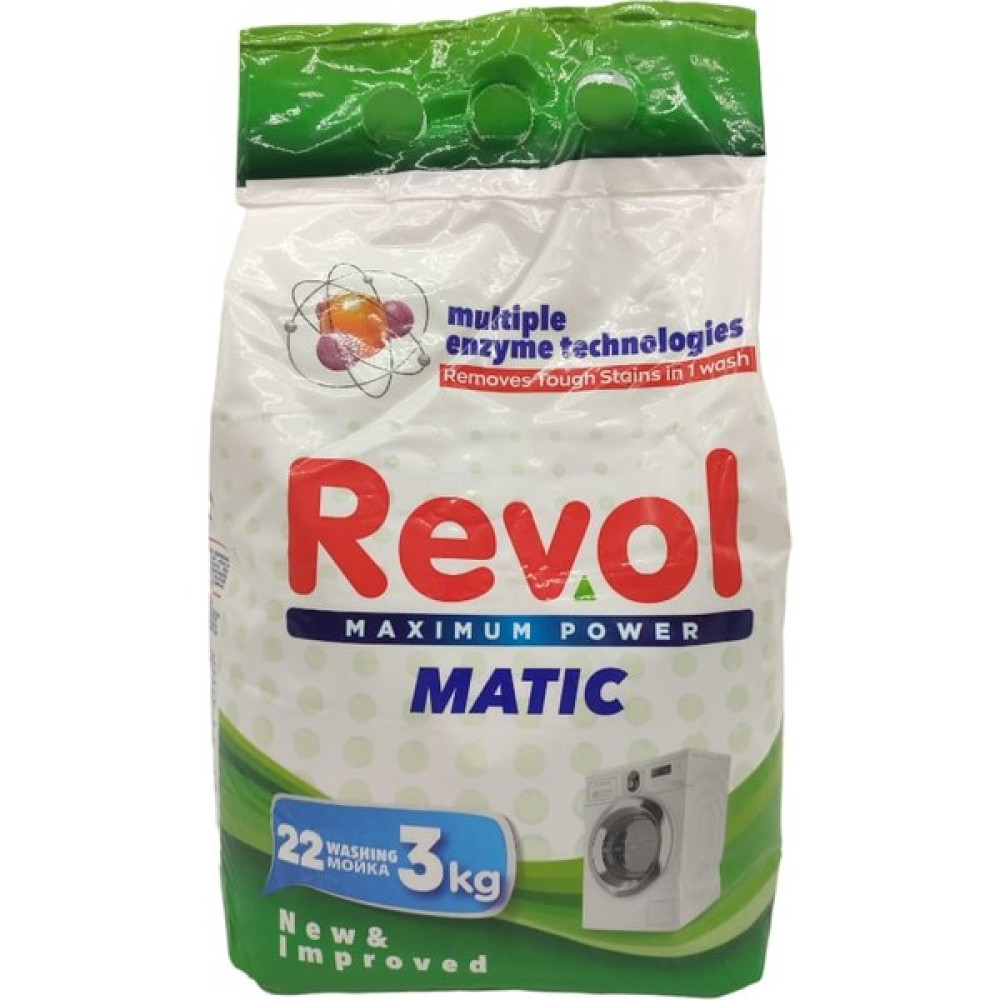 Revol Matik Toz Çamaşır Deterjanı 3 kg Çamaşır Deterjanı Fiyatı