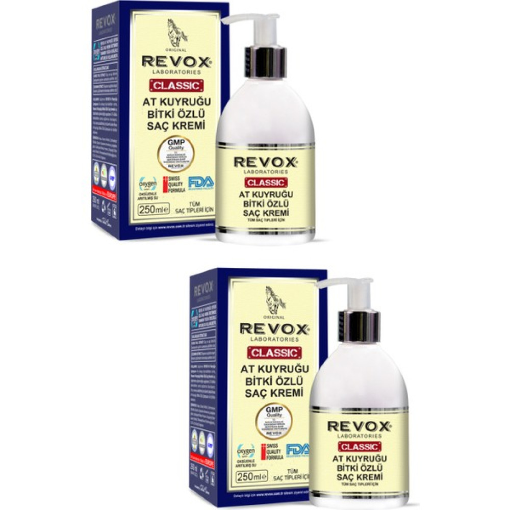 Revox At Kuyruğu Bitki Özlü Özel Saç Bakım Kremi / 2'li Set / 250 ml + 250 ml Şampuan ve Saç Kremi Fiyatı