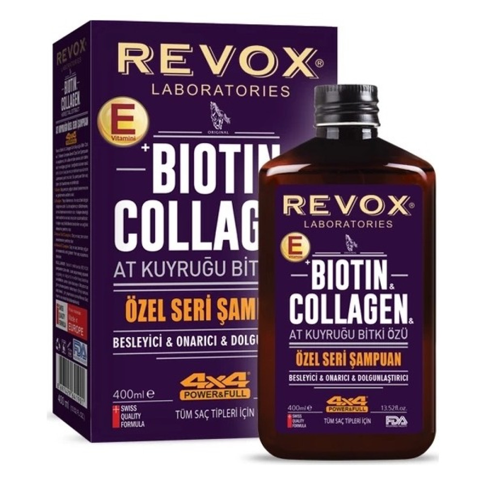 Revox Biotin & Collagen At Kuyruğu Şampuan 400 ml Şampuan ve Saç Kremi Fiyatı
