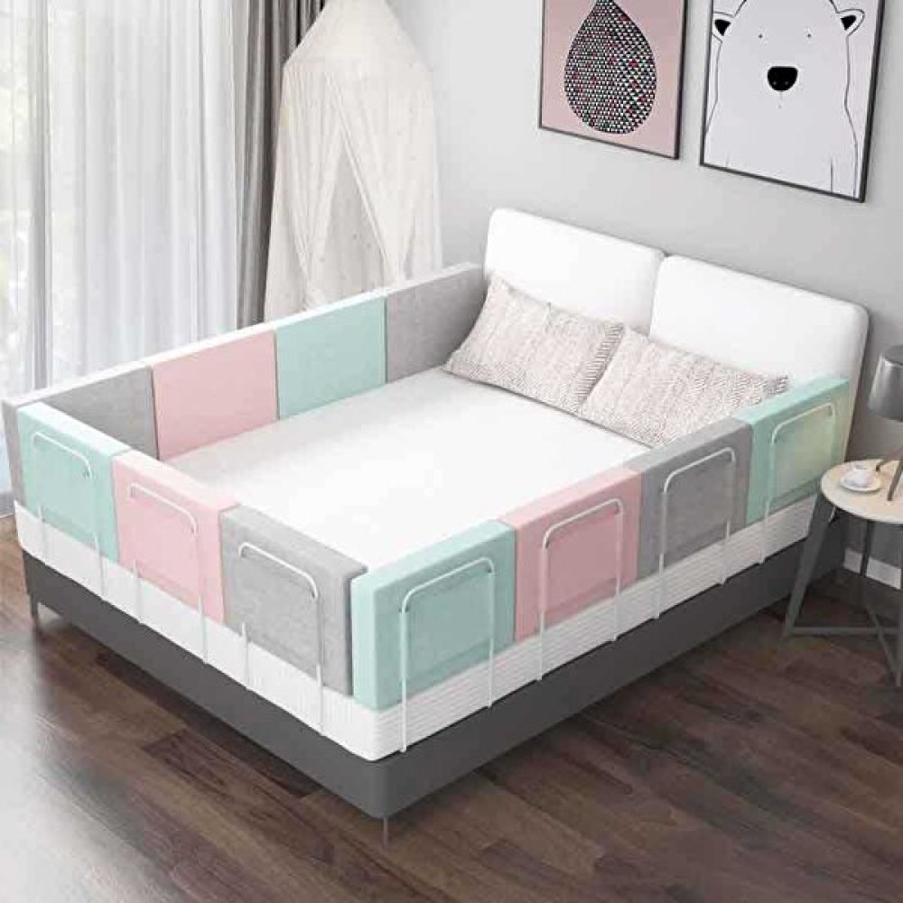 Revu Baby 300 cm Yatak Bariyeri Bebek ve Çocuk Korkuluğu Güvenlik Bariyeri Çift Taraf - Renkli Bebek Yatak Bariyeri Fiyatı