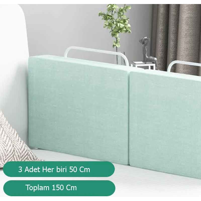 Revubaby 150 x 50 cm Serenity Xl Yatak Bariyeri Korkuluğu - 50 x 150 cm - Yeşil Diğer Fiyatı
