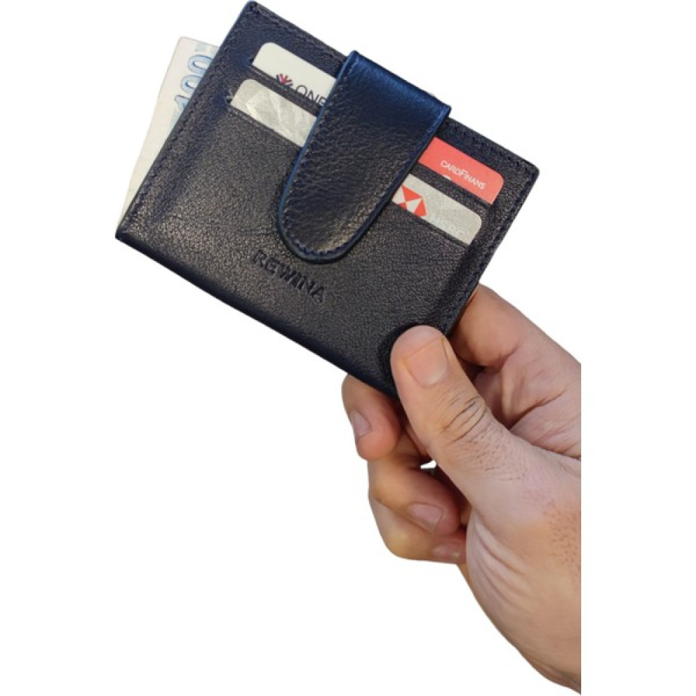 Rewina 9055 Hakiki Gercek Deri Küçükboy Ince Çıtçıtlı Erkek - Bayan Cüzdan & Kartlık Erkek Cüzdan Fiyatı