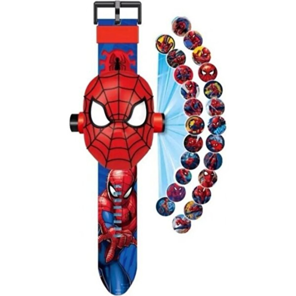 Rewoly Spiderman Figürlü Projeksiyonlu Çocuk Kol Saati - Kırmızı Kol Saatleri Fiyatı