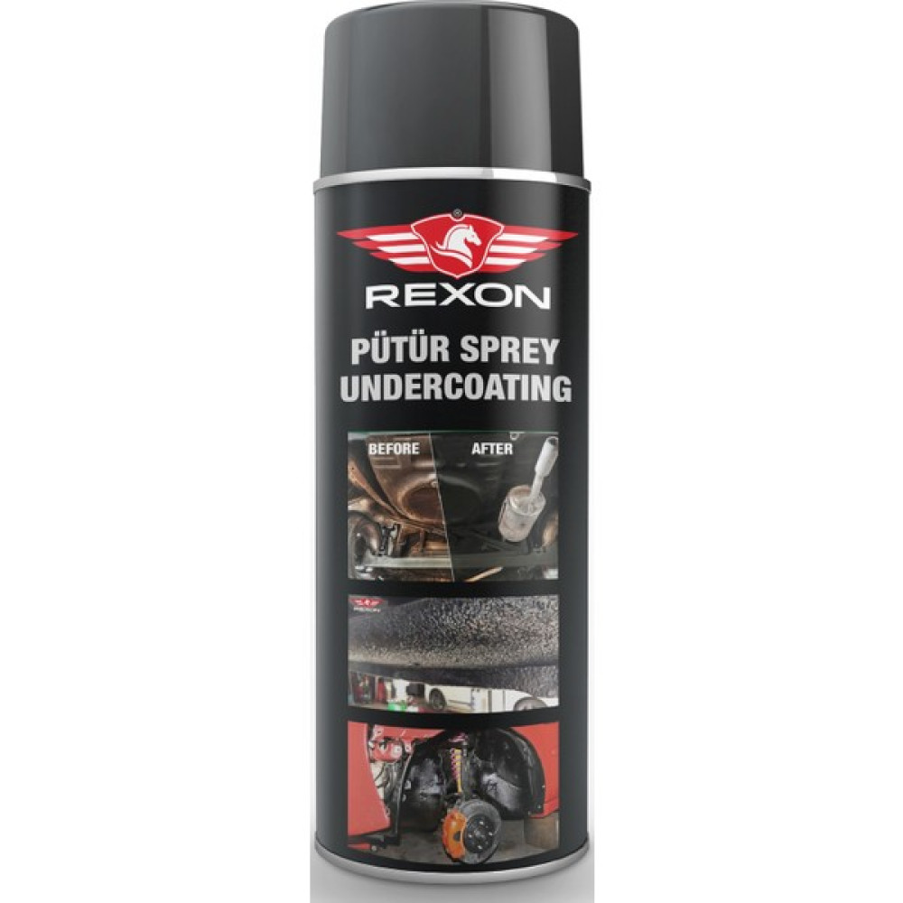 Rexon Pütür Sprey Siyah Kaplama 500 ml Boya Malzemeleri Fiyatı