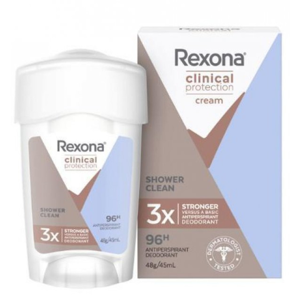Rexona Clinical Protection Shower Clean Kadin Stick 45 Ml Kadın Parfümleri Fiyatı