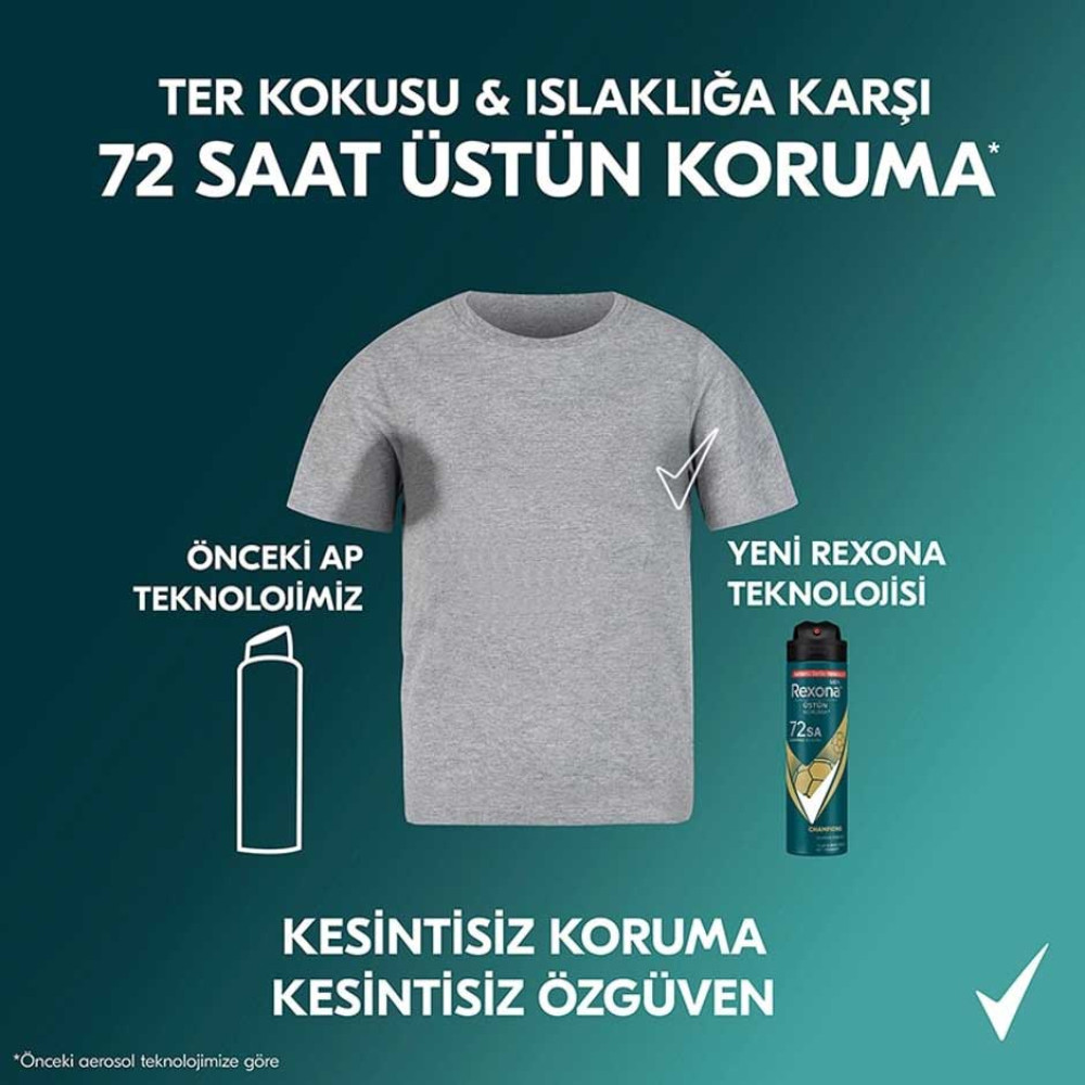 Rexona Deodorant 150 ml Erkek Champions