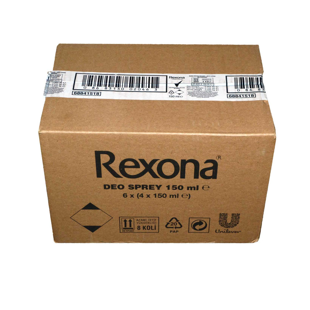 Rexona Deodorant 150 ml Kadın Invisible Black White