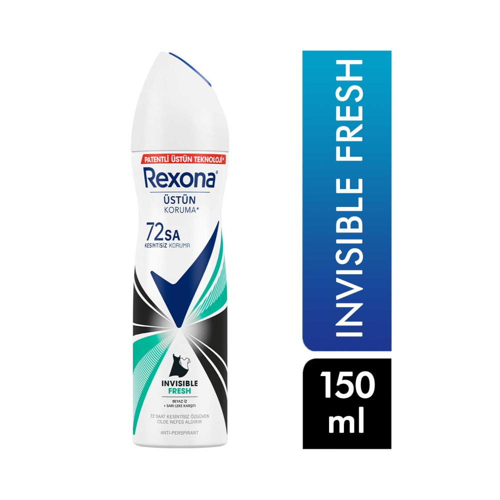 Rexona Deodorant 150 ml Kadın Invisible Fresh Deodorantlar Fiyatı