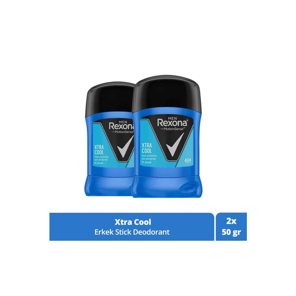 Rexona Men Motion Sense Erkek Stick Deodorant Xtra Cool 48 Saat Koruma 50 g X 2 Adet Roll-Onlar Fiyatı