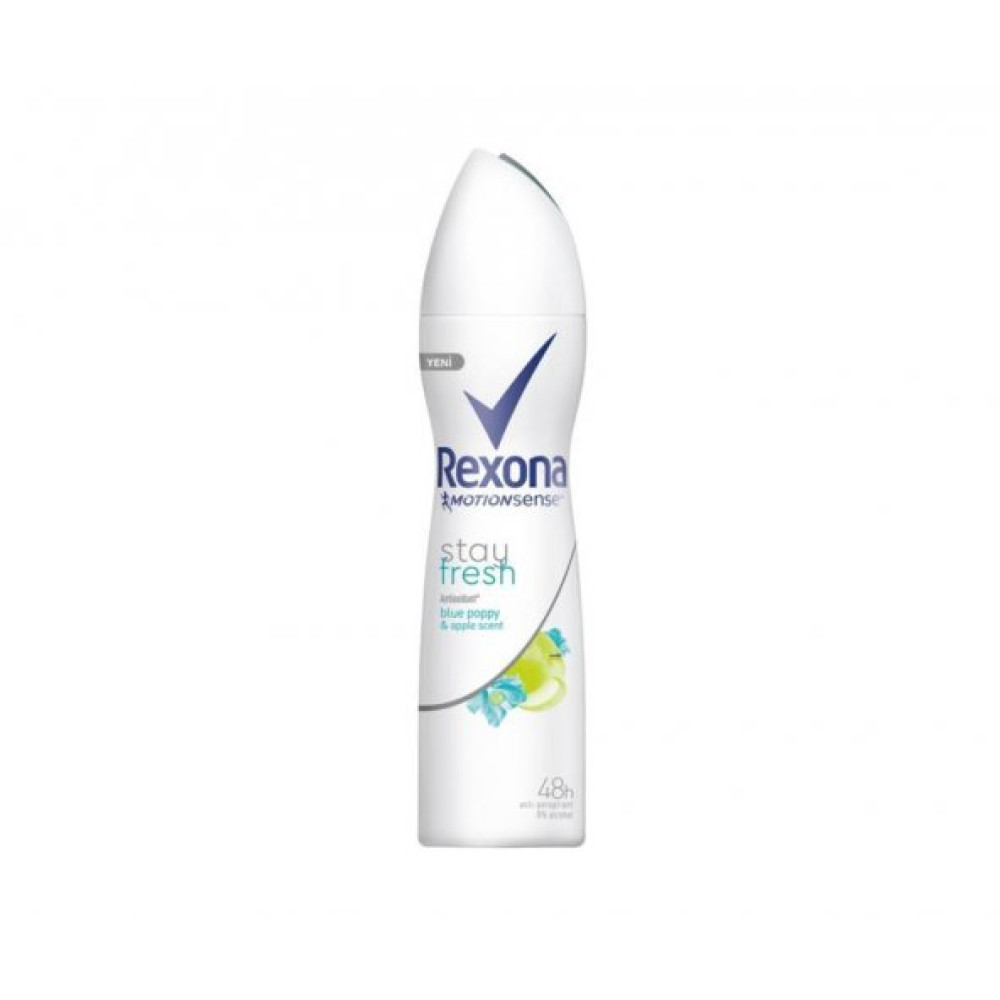 Rexona Stay Fresh Blue Poppy Kadin Sprey Deodorant 150 Ml Sağlık / Bakım / Kozmetik Fiyatı